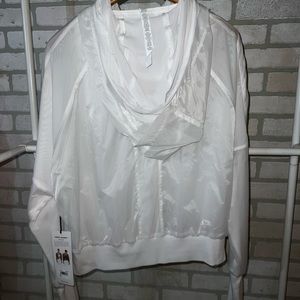 ALO Yoga Aqua Jacket White NWT Size L